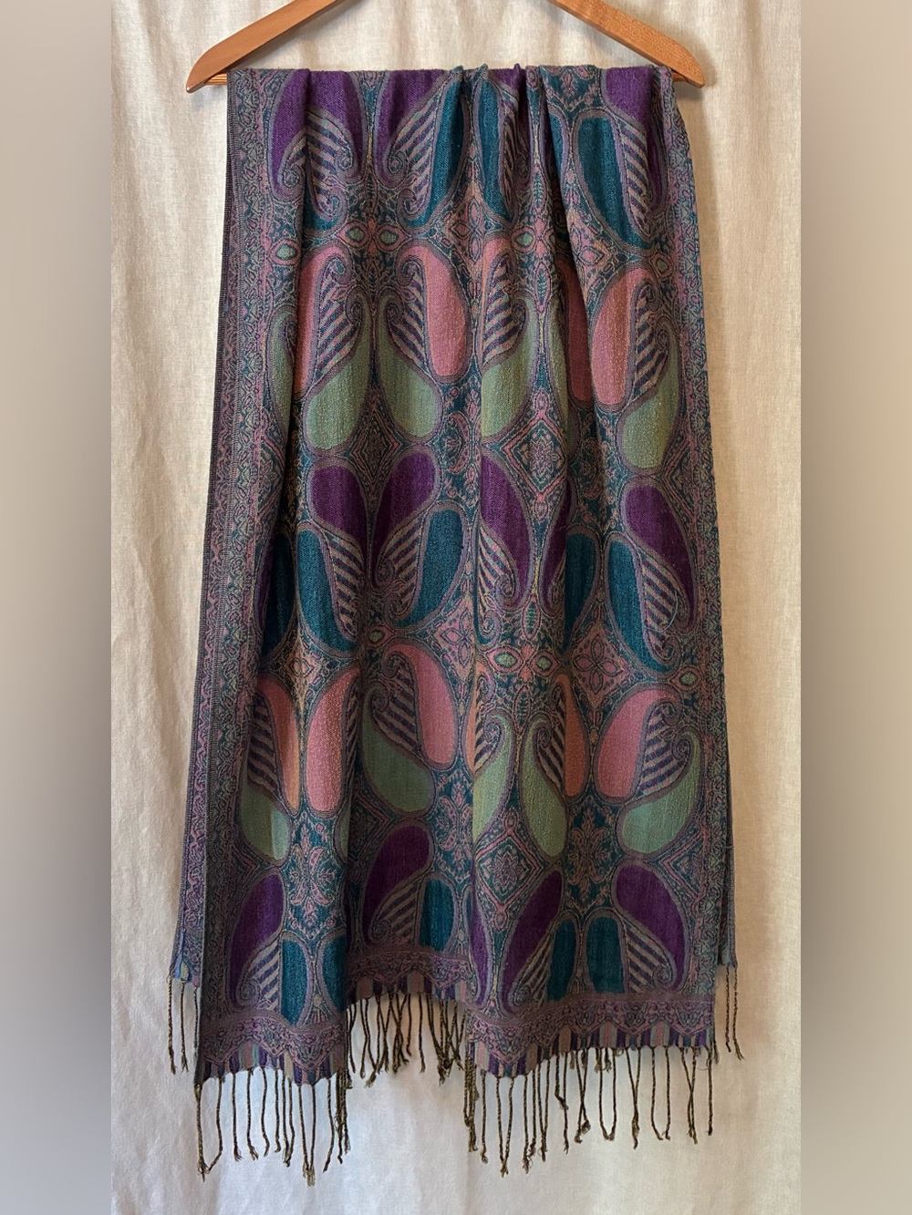 Multicolor Paisley Scarf